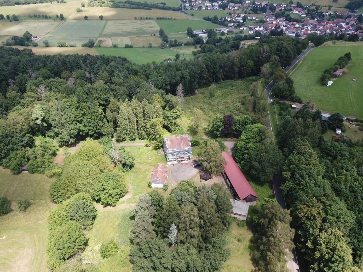 Schellnhof Forsthaus Am Waldrand Apartment Nidda Exterior foto